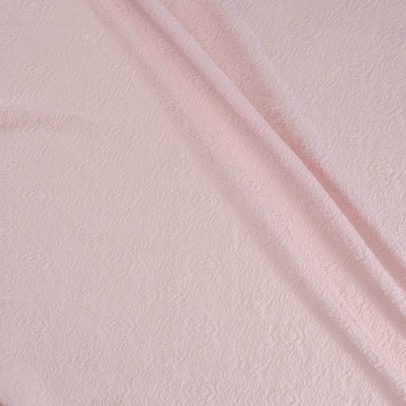 Pink jacquard floral