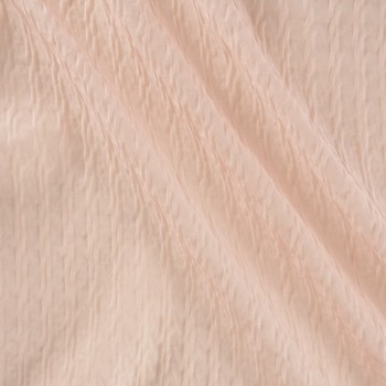 Jacquard textura en relieve rosa
