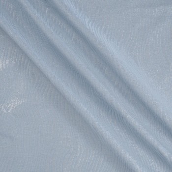 Jacq. geometrico lamé azul
