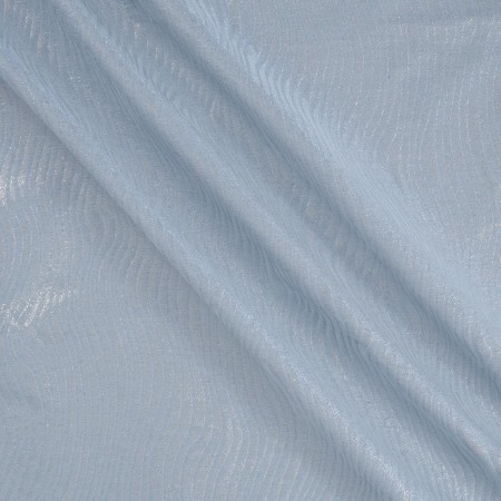 Jacq. geometrico lamé azul