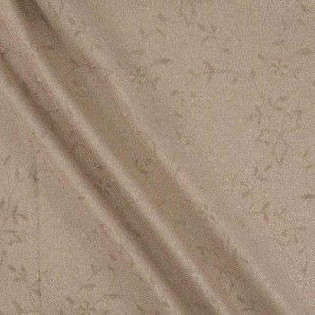 Jacquard floral lamé sesamo
