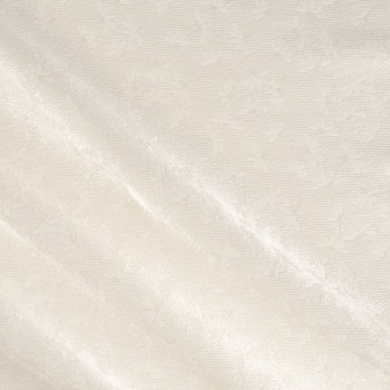 White jacquard flowers rafia