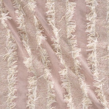 Tweed fil coupé  rosa