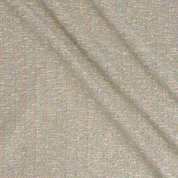 Tweed lamé rosa turquesa