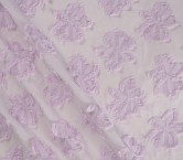 Jacq. floral fil coupé lila