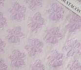 Jacq. floral fil coupé lila