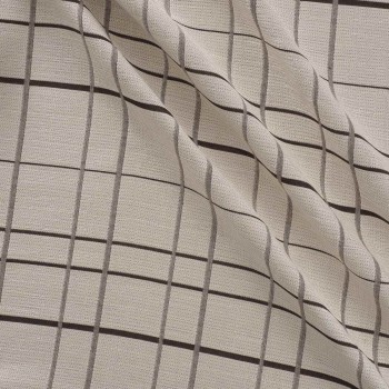 Jacquard rústico crudo