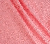 Blue jacquard embossed flower