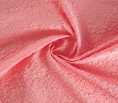 Pink jacquard embossed flower