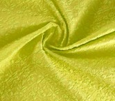 Green jacquard embossed flower