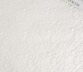 White jacquard embossed flower