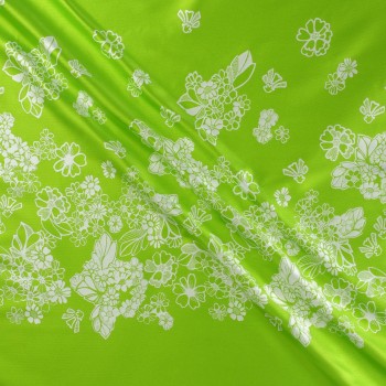 Green cloth 0,98 flower jacquard