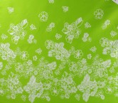 Green cloth 0,98 flower jacquard