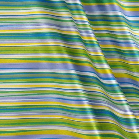 Turquoise green stripes mikado