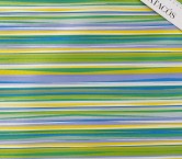 Turquoise green stripes mikado