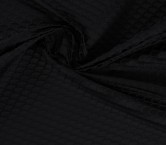 Black jacquard cloqué