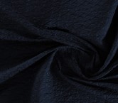 Marine jacquard flower cloqué