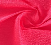 Pink jacquard flower cloqué