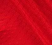 Pink jacquard geometric cloqué