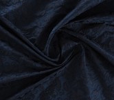 Marine jacquard cloqué floral