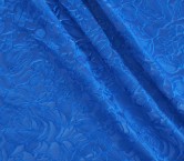 White jacquard relief flower