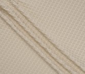 Beige jacquard cloqué recycled