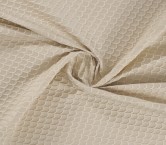 Beige jacquard cloqué recycled