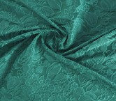 Green jacq. cloqué flower