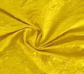 Yellow jacq. cloqué flower