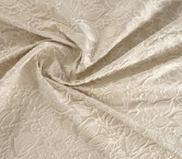 Beige jacq. cloqué flower