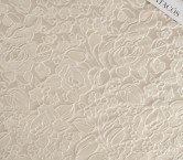 Beige jacq. cloqué flower