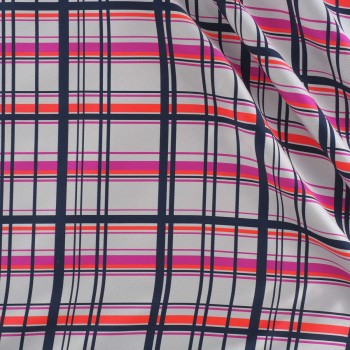 Mikado cuadro fuxia marino