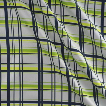 Mikado cuadro verde gris