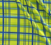 Green grey check mikado