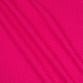 Fuxia jacq. cloqué recicled