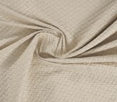 Beige jacq. cloqué recicled