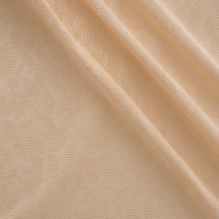 Salmon jacq. cotton flower stripes