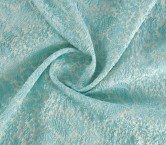 Blue relief floral jacquard