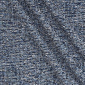 Tweed fantasia azul