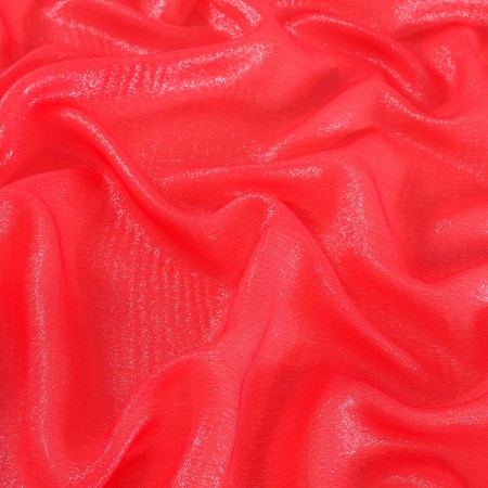 Red elegant shine mussola=2663