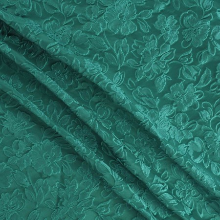 Green jacq. cloqué flower