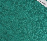 Green jacq. cloqué flower