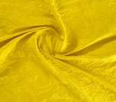 Yellow jacq. cloqué flower