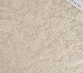 Beige jacq. cloqué flower