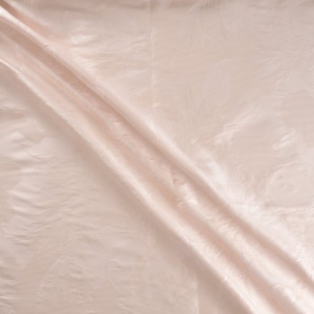 Jacquard mikado flores rosa