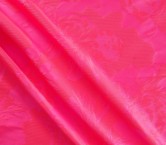 Sky blue jacquard mikado flowers