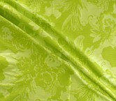 Sky blue jacquard mikado flowers