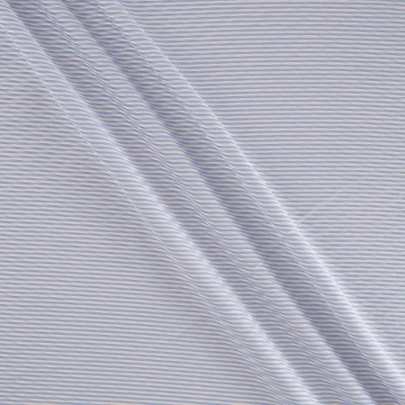 Blue jacquard stripe