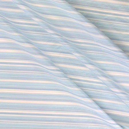 Blue striped fabric