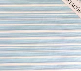 Blue striped fabric
